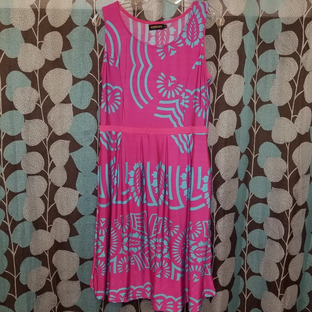 Reborn Pink and Turquoise Dress Size XL
